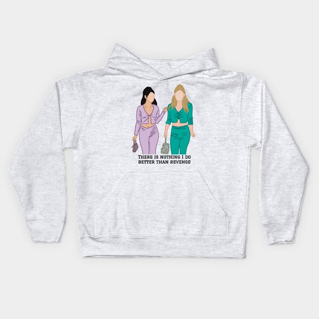 Maddy and Cassie (Taylor's Version) Kids Hoodie by Sofieq